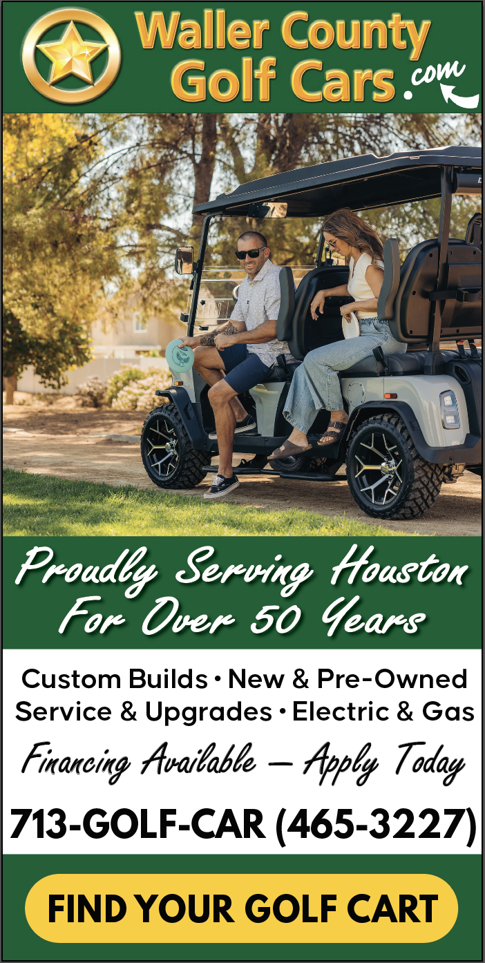 Find out more about Waller County Golf Cars