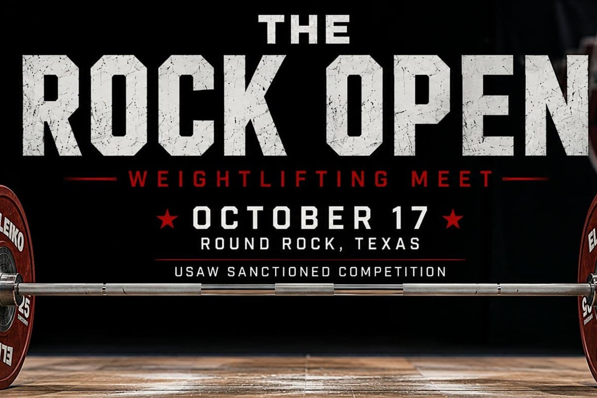 ROCKTOBER – The Rock Open — Sports & recreation in Huszka Weightlifting Club, (Located Behind Rock Chiropractic) · Round Rock, TX