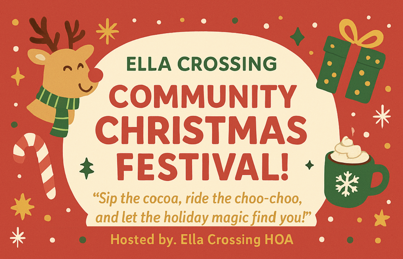 Ella Crossing Holiday Celebration Set for December 21
