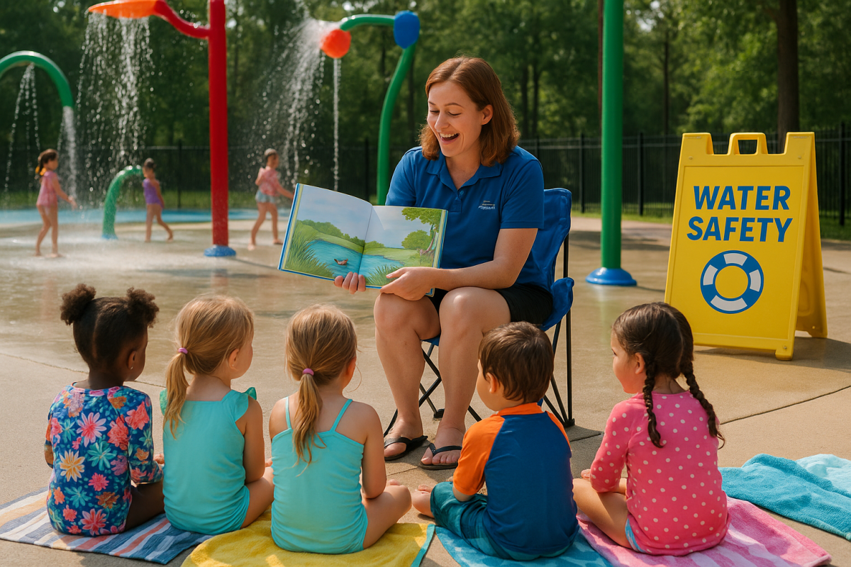 Splashpad Story Time: Sawmill Session