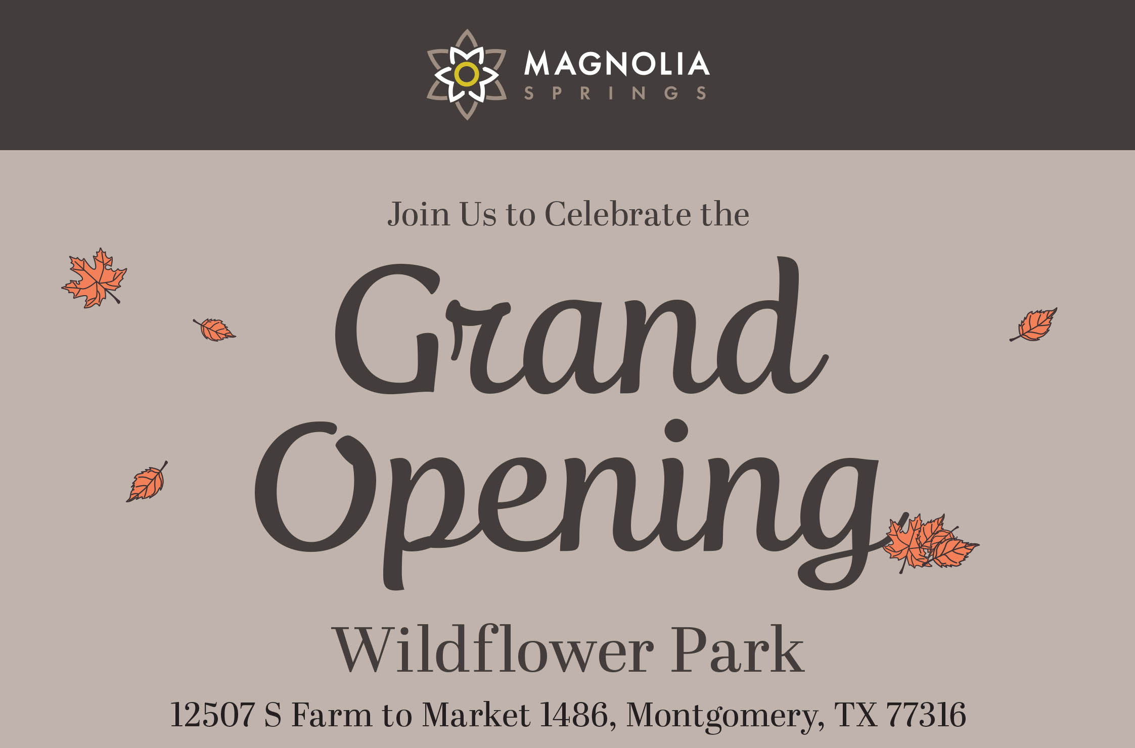 Wildflower Park Grand Opening Brings Fall Fun to Magnolia Springs