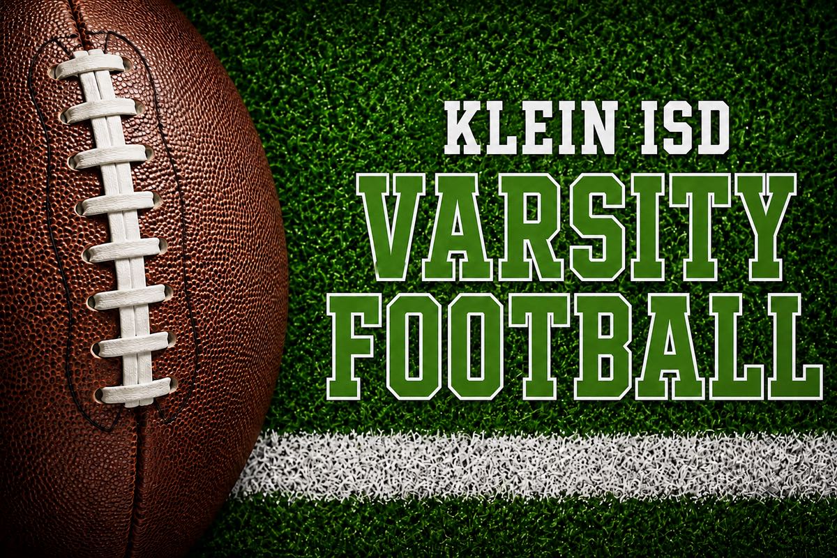 Klein ISD varsity football game graphic
