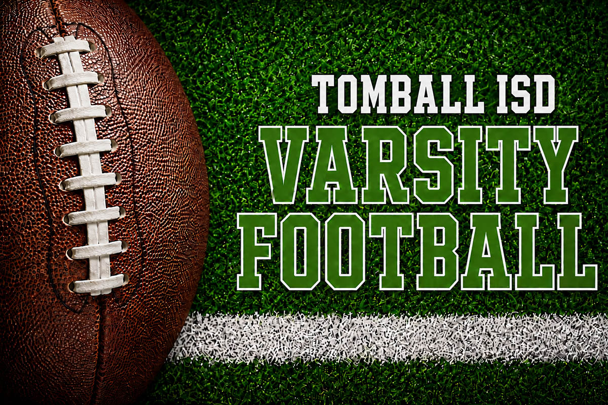 Tomball ISD varsity football game graphic