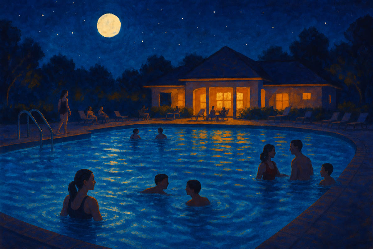 Cypress Meadows Residents Invited to Enjoy Two Late Night Swims This Summer