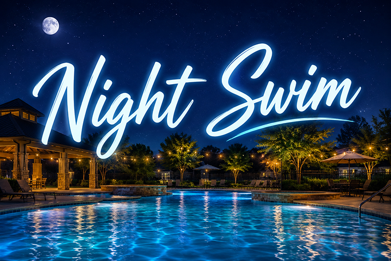 Cypress Meadow Night Swim Returns This Summer With Two Evening Pool Events for Residents