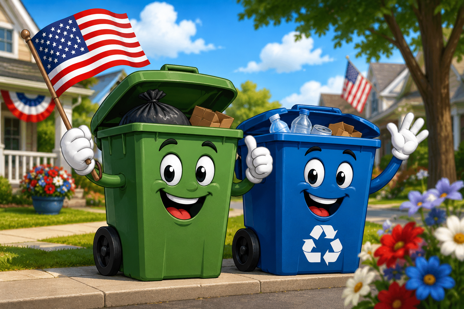 Texas Pride Memorial Day Trash Pickup Pause Announced for The Colonies Residents