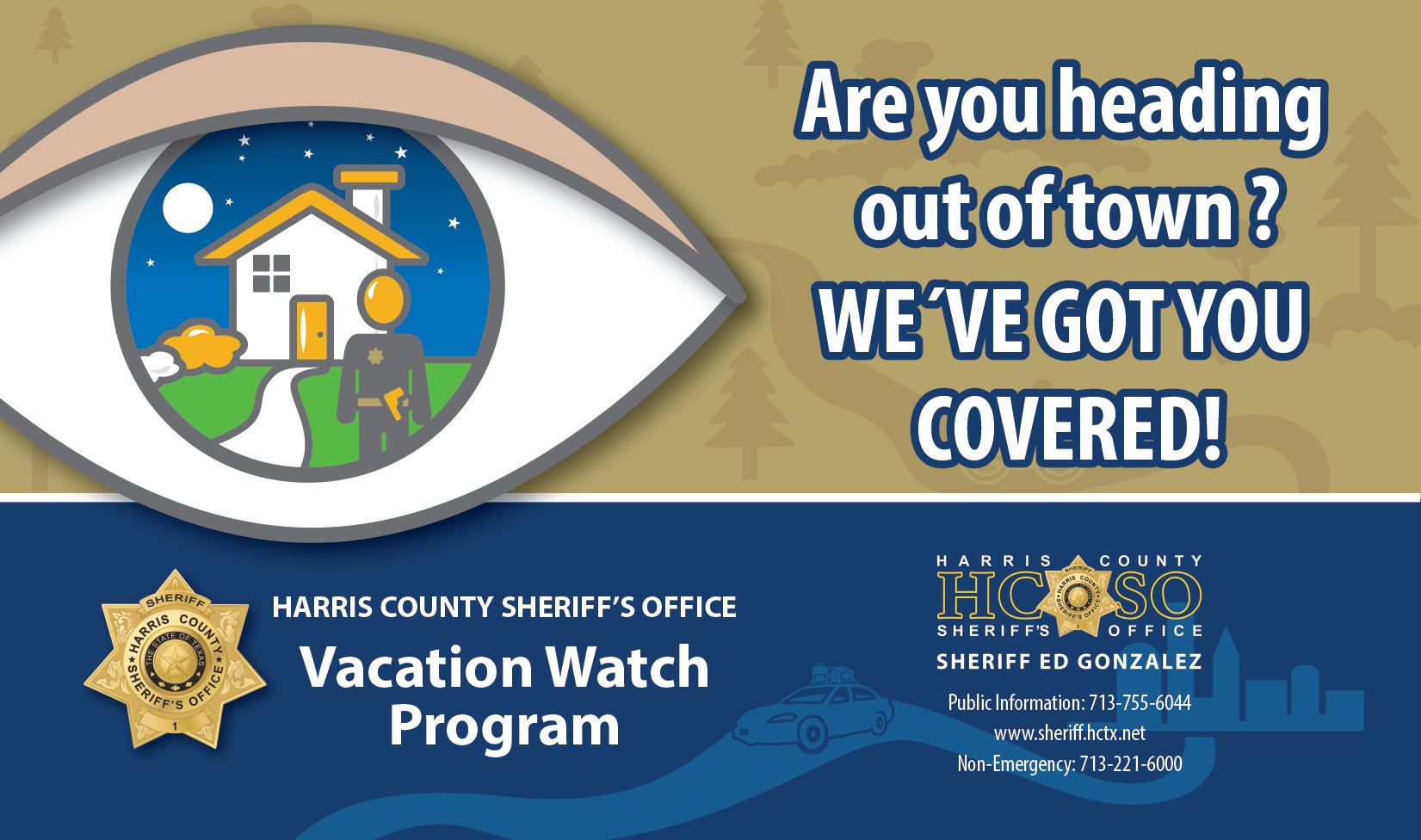 Harris County Sheriff’s Office Vacation Watch Program Helps Protect Homes During Spring Break Travel