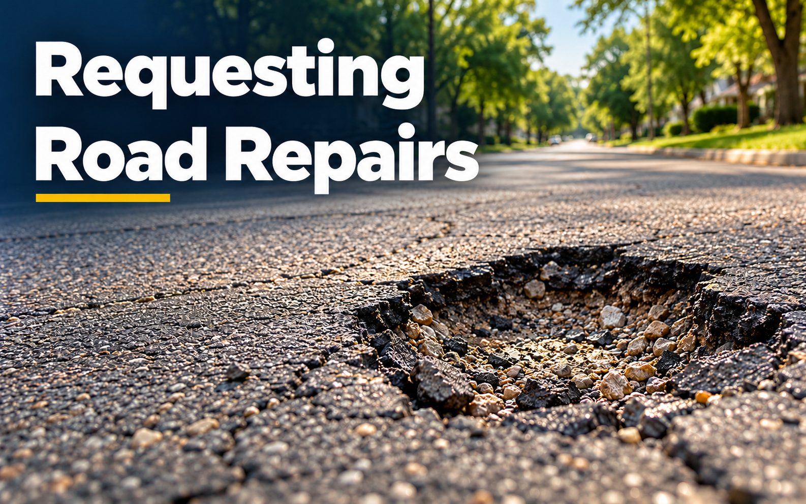 Potholes, Damaged Roads or Drainage Problems in Fulshear? How to Request Road Repairs in Fort Bend County