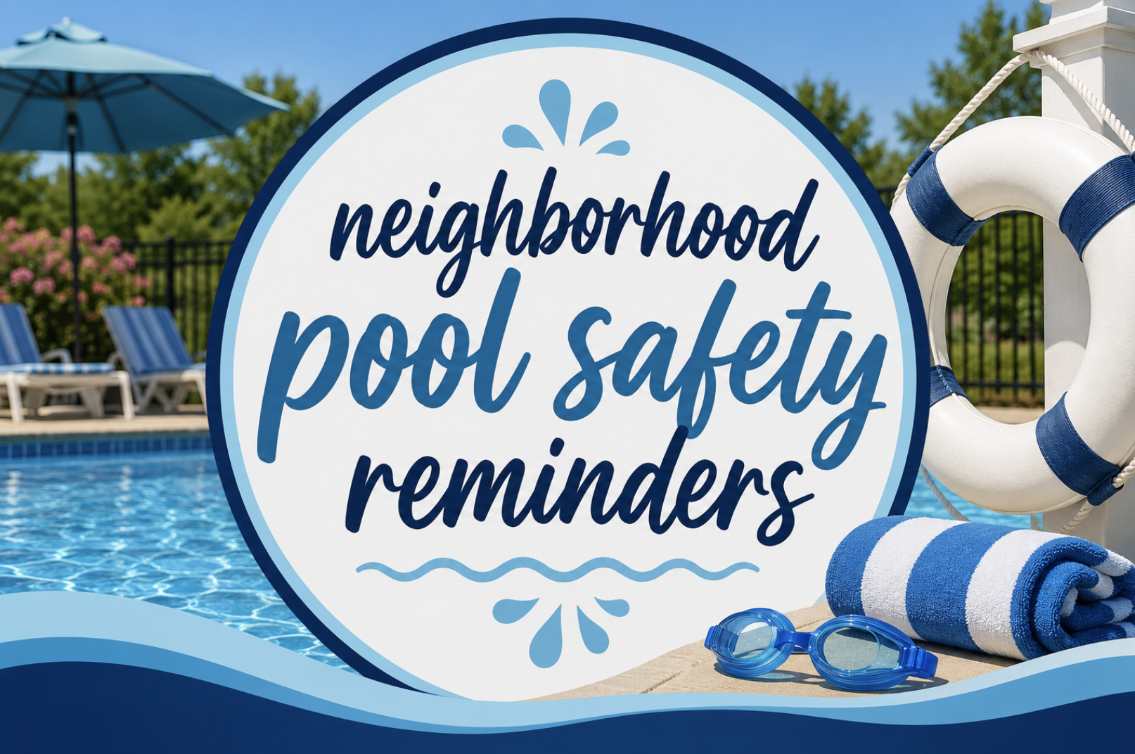 West Memorial Pool Rules: A Friendly Summer Reminder to Help Everyone Stay Safe and Have Fun