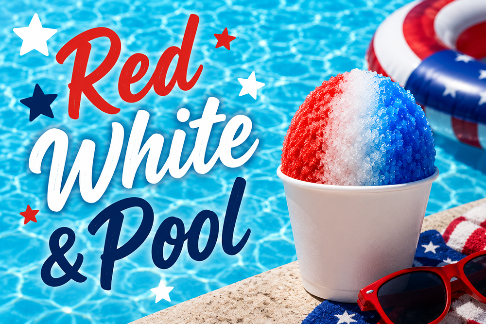 Oak Park Trails HOA Treats Residents to Kona Ice at Community Pool This Fourth of July