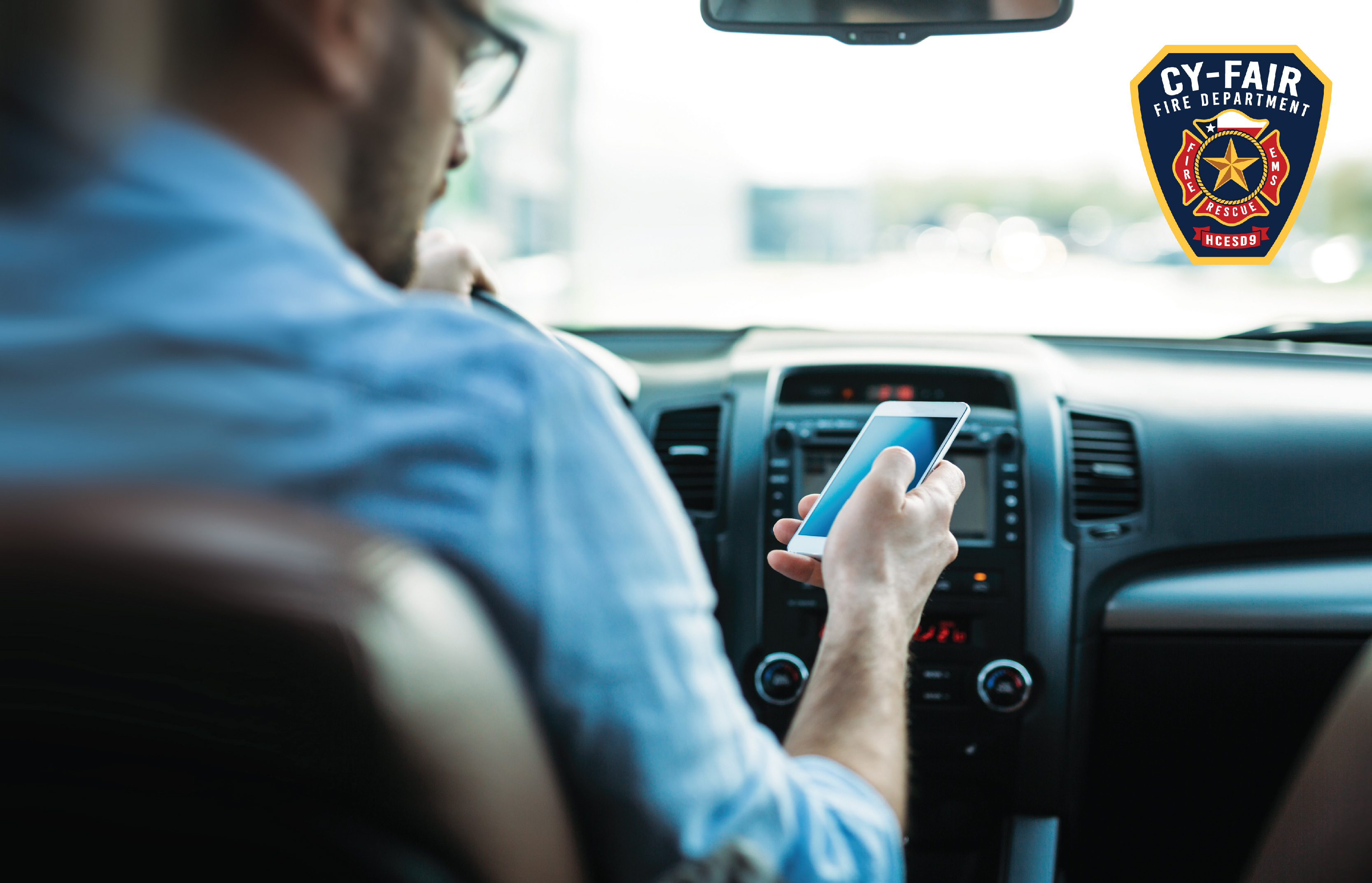 Cy-Fair Fire Department Offers Tips for Distracted Driver Awareness Month