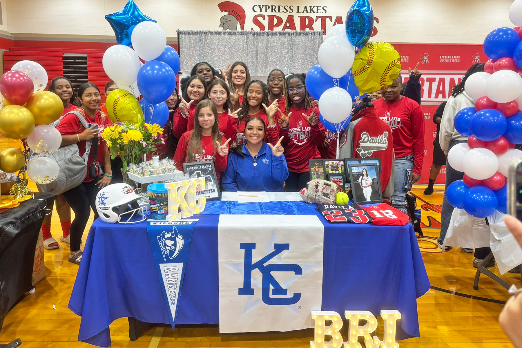 Cypress Lakes Students Take the Next Step: Athletes Sign College Commitments