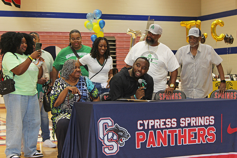Cypress Springs High School Leads District with Large Student-Athlete Signing Class