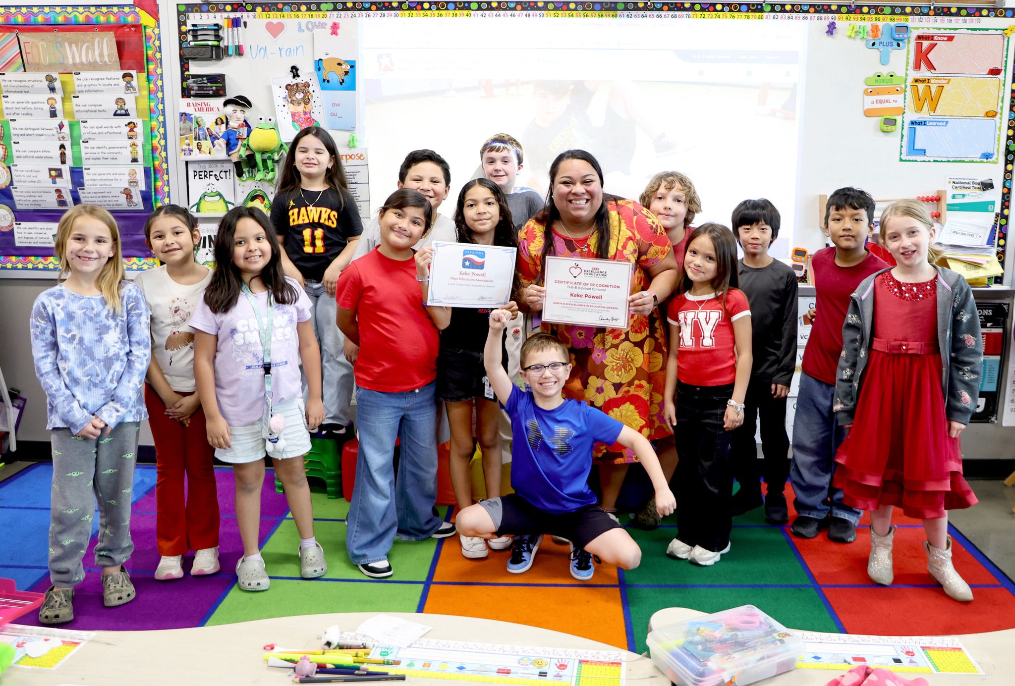 Hays CISD Teacher Keke Powell Named 2026 H-E-B Excellence in Education Finalist, Earns Statewide Recognition