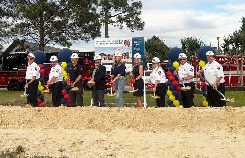 New Cy-Fair Fire Station 15 Breaks Ground Near Grand Parkway to Support Rapid Growth in Katy and Northwest Harris County