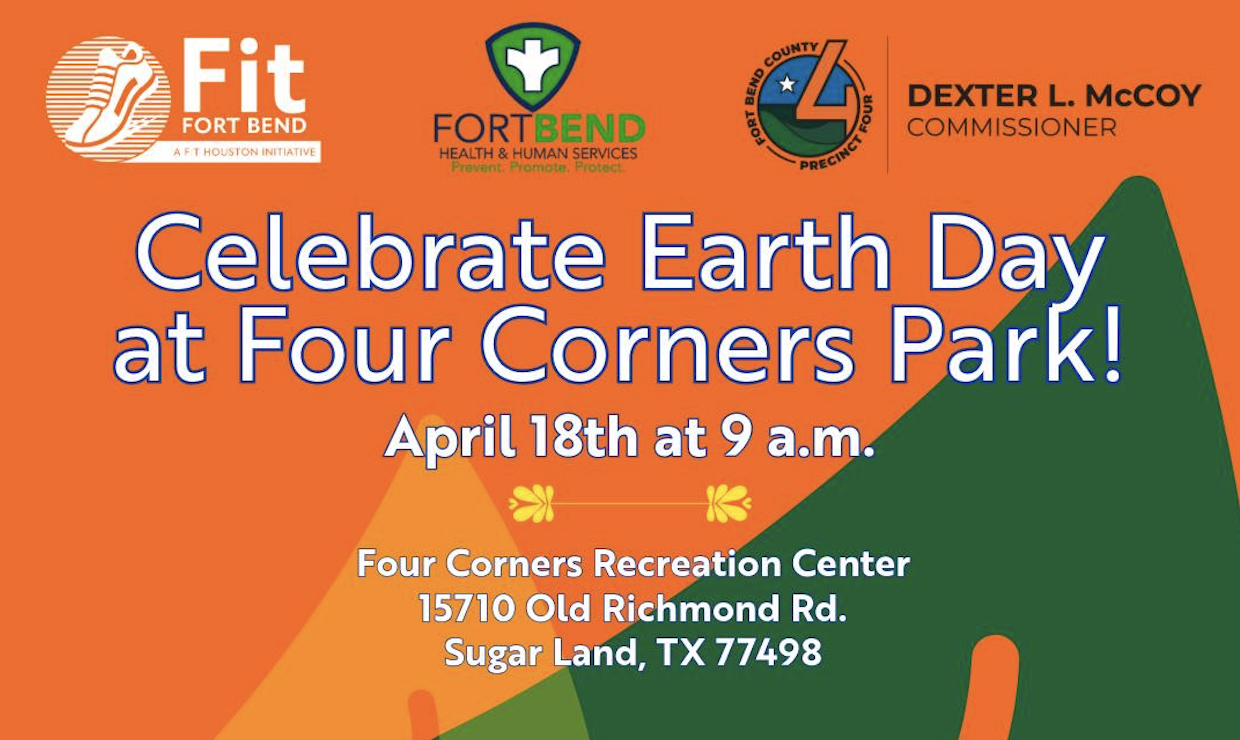 Earth Day Celebration at Four Corners Park in Sugar Land: Family-Friendly Event, Fitness Activities, and Eco Learning on April 18