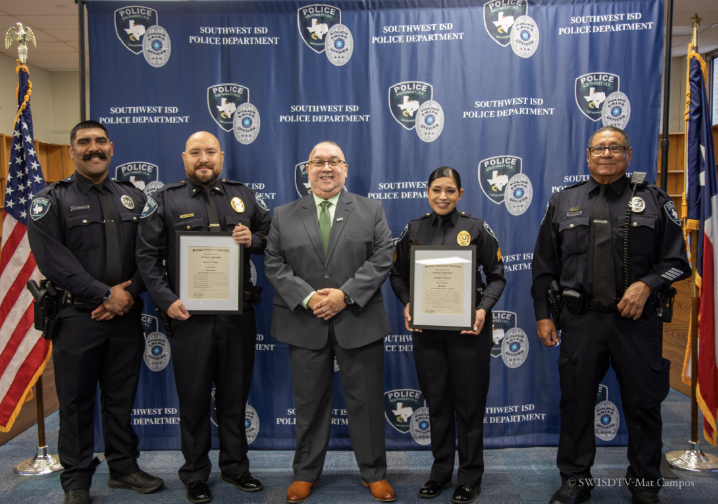 SWISD Police Department Strengthens Campus Safety with Leadership Promotions, New Officers, and Expanded Security Measures