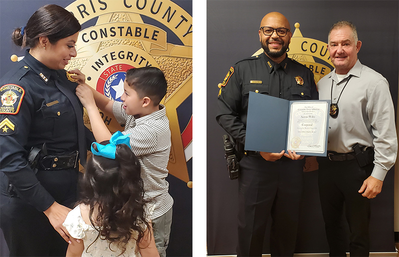 Harris County Precinct 5 Constable Promotes Two Deputies to Corporal, Highlighting Leadership and Service Across the Community