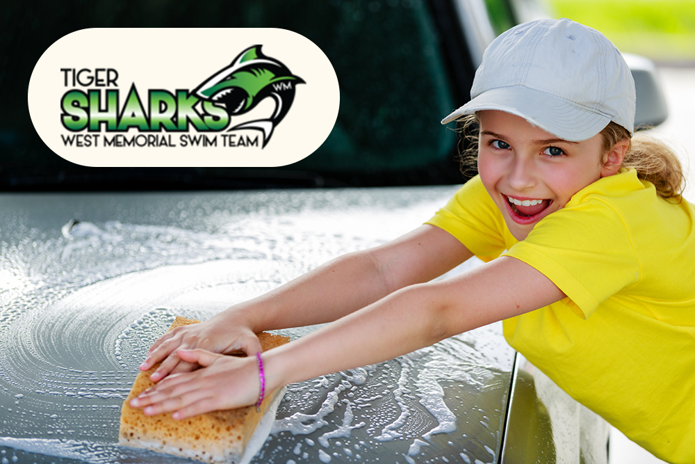 Tiger Sharks Swim Team Car Wash Fundraiser Returns This Sunday at West Memorial Pool in Katy