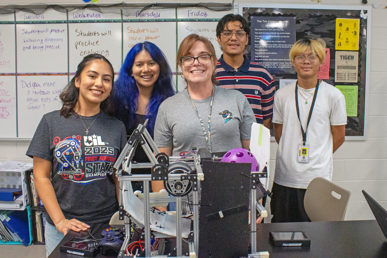 Cypress Park High School Robotics Club Works to Inspire the Next Generation