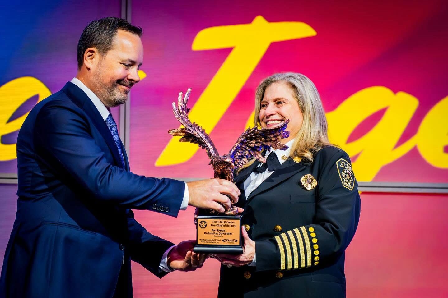 Cy-Fair Fire Chief Amy Ramon Named 2026 International Association of Fire Chiefs Career Fire Chief of the Year