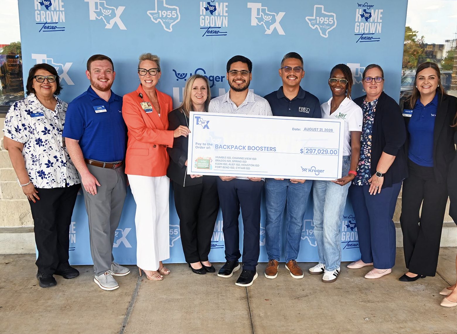Kroger Backpack Boosters Raises Nearly $300,000 for Cy-Fair ISD and Eight Other School Districts