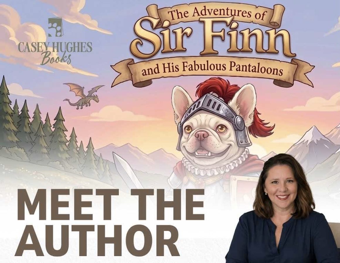 Save the Date: Children’s Author Casey Hughes to Bring ‘The Adventures of Sir Finn’ to Brookshire Pattison Public Library