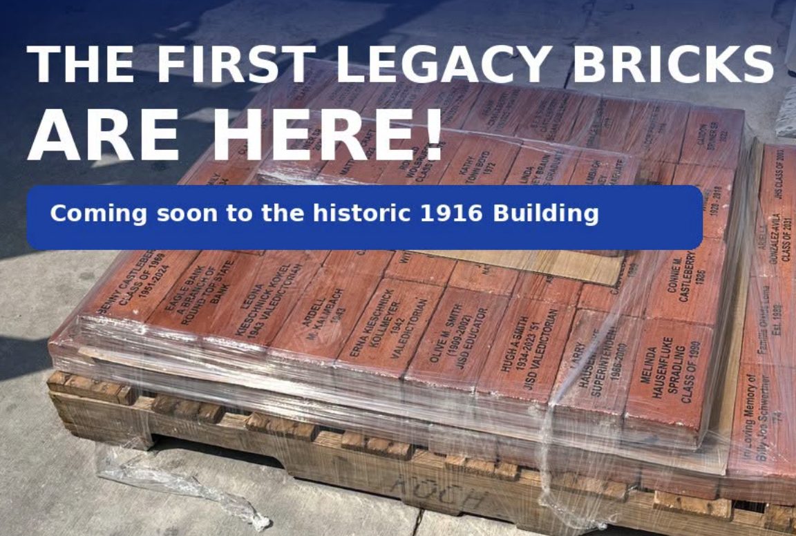 Jarrell ISD Families Can Leave Their Mark on 110 Years of History With Legacy Brick Walkway
