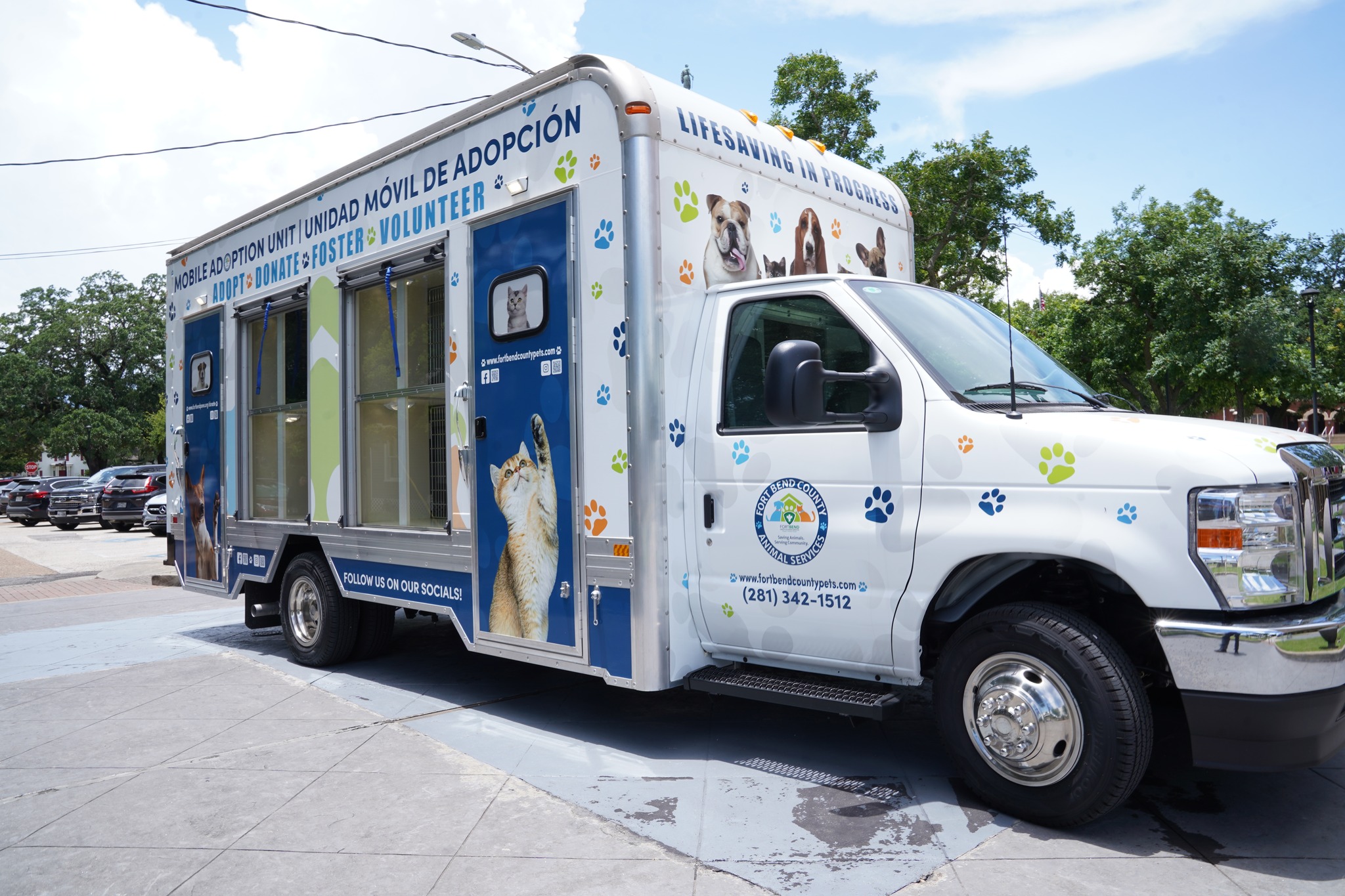 Fort Bend County Launches Mobile Pet Adoption Unit to Bring Shelter Pets Directly to the Community