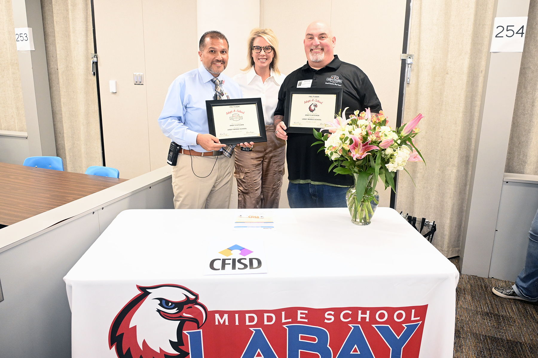 Labay MS, Andy's Kitchen Establish Adopt-a-School PartnershipÂ