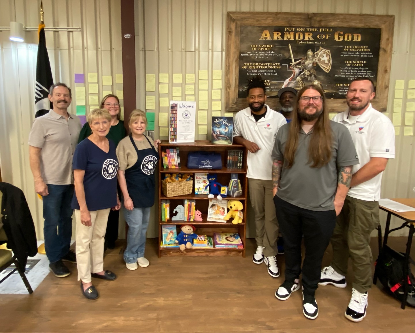 Barkley’s Bookshelf Brings Comfort and Connection to Veterans’ Families at Camp Hope