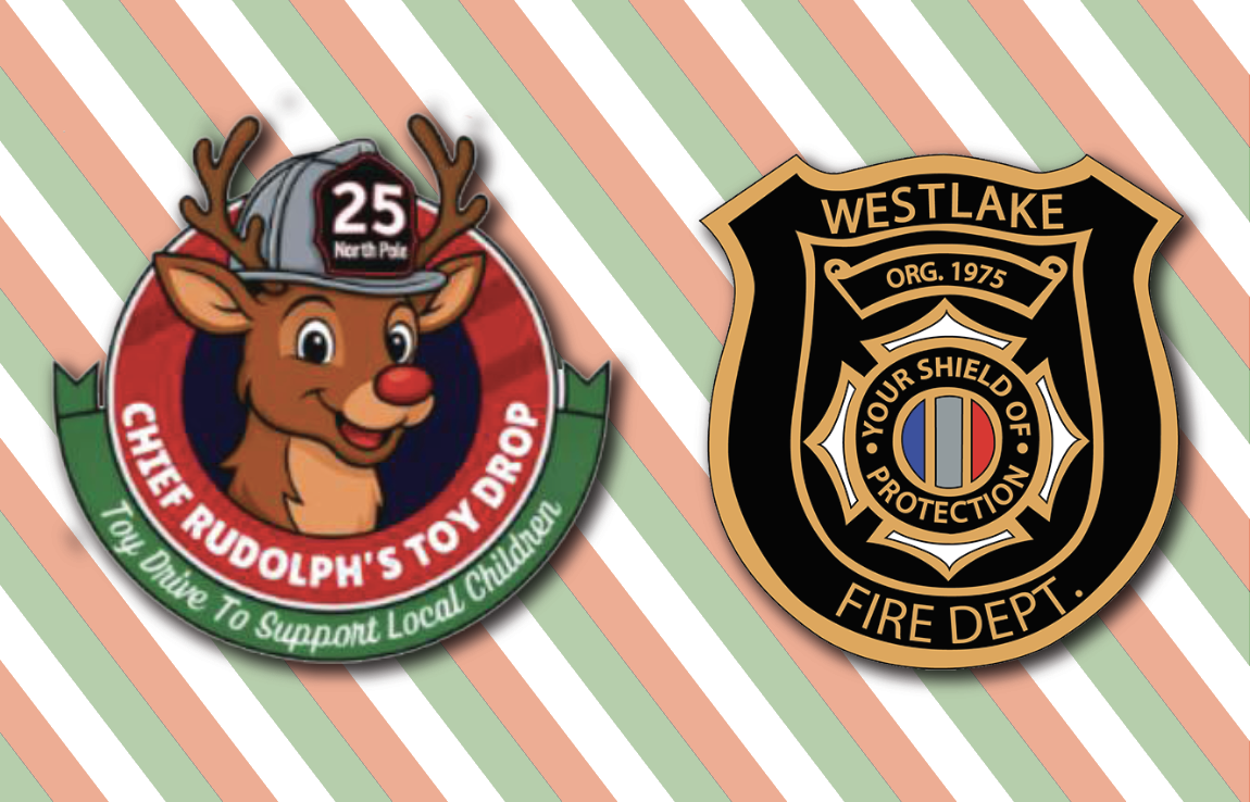 Westlake Fire Department Spreads Holiday Cheer with Chief Rudolph’s Toy Drop