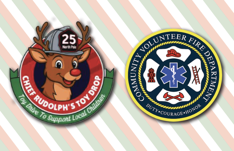 Community Volunteer Fire Department Collecting Toys for Local Families