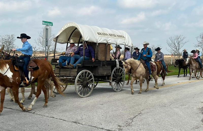 Where to See Trail Riders on Their Way to the Houston Livestock Show & Rodeo