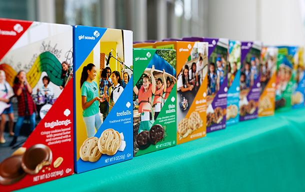 Support Junior Troop 129048 at Their Girl Scout Cookie Booth & Service Project for CAP