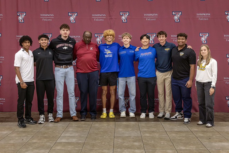 Tompkins High School Seniors Sign After Playoff Football Run and Standout State-Level Performances