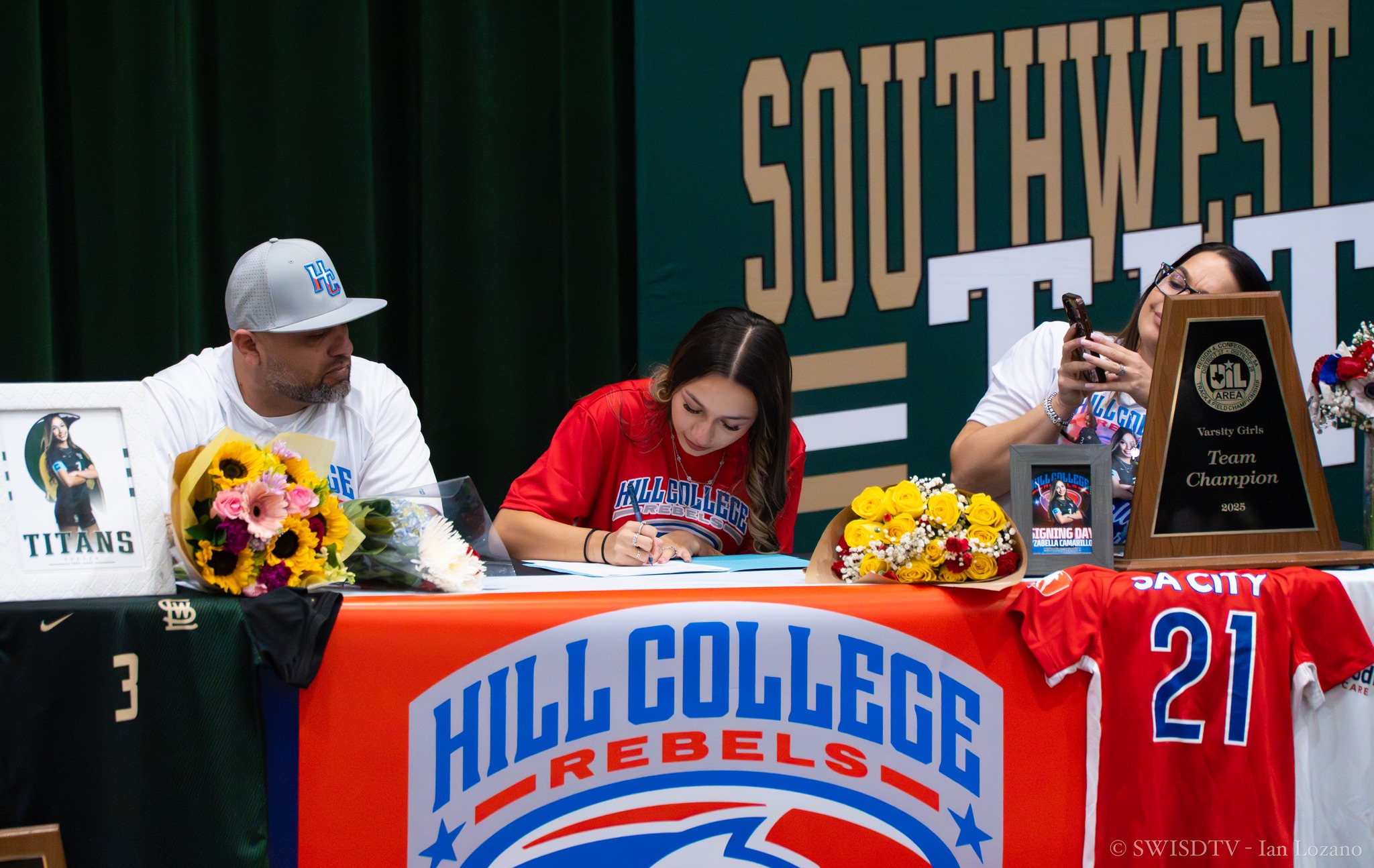 Southwest Legacy High School Seniors Sign to Play College Sports, Marking Proud Moment for Southwest ISD