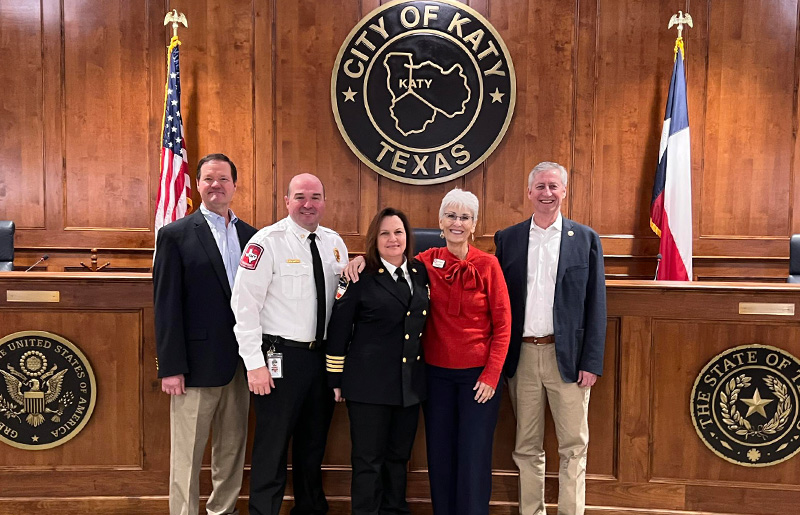 Katy Fire Chief Retires After 29 Years; City Appoints First Female Chief as Interim