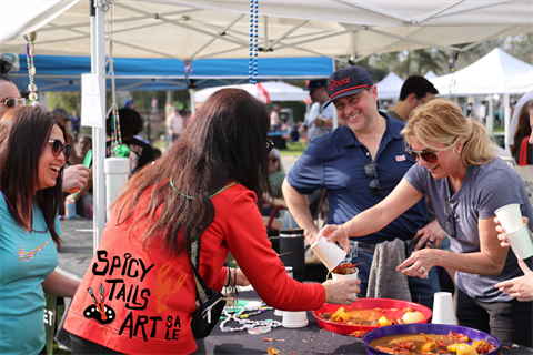 Spicy Tails Art Sale 2026 Brings Crawfish Cook-Off, Zydeco Music and Youth Art Contest to The Woodlands Town Green Park