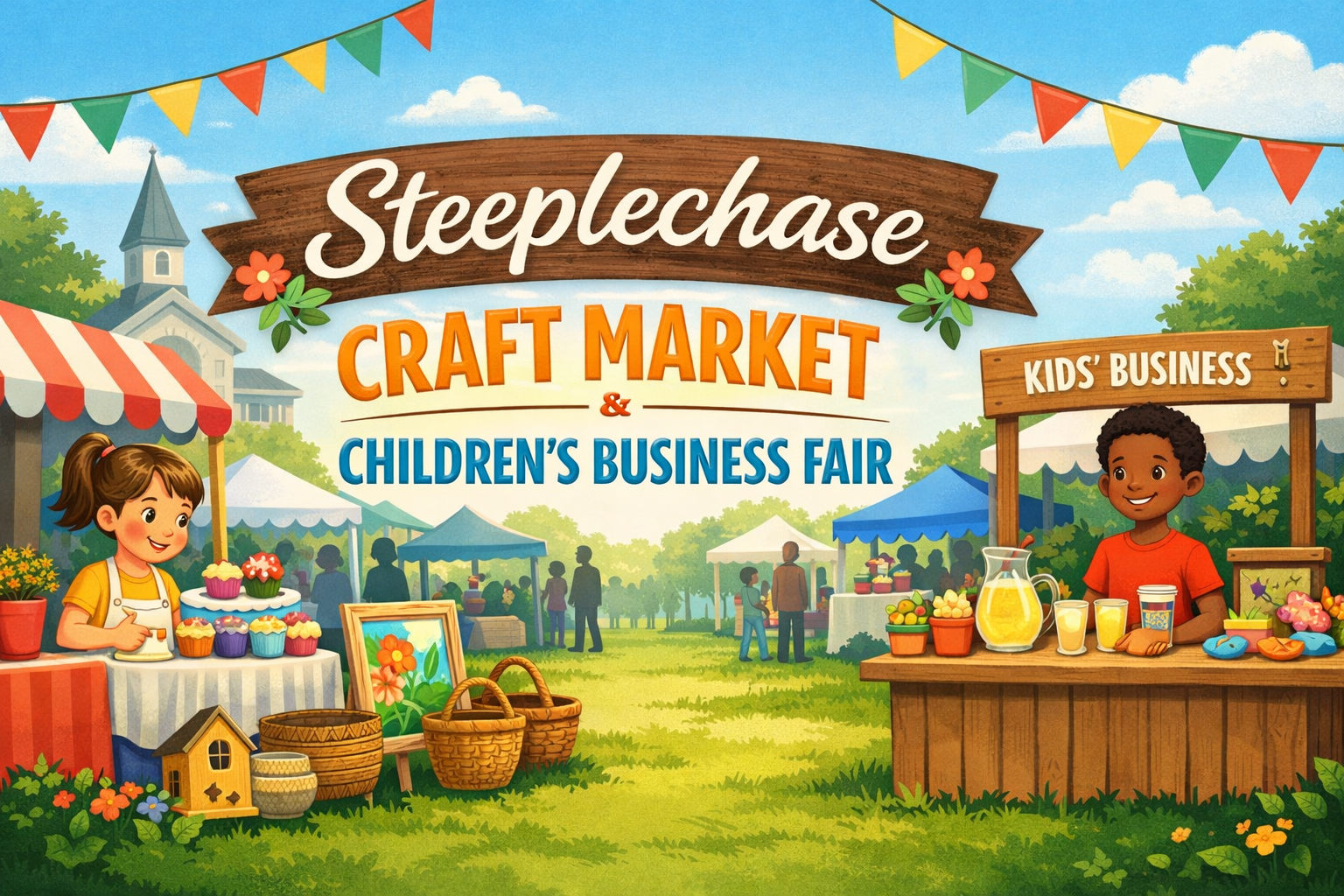 Harvest Bend Residents Invited to Join Steeplechase Craft Market & Children’s Business Fair on March 14
