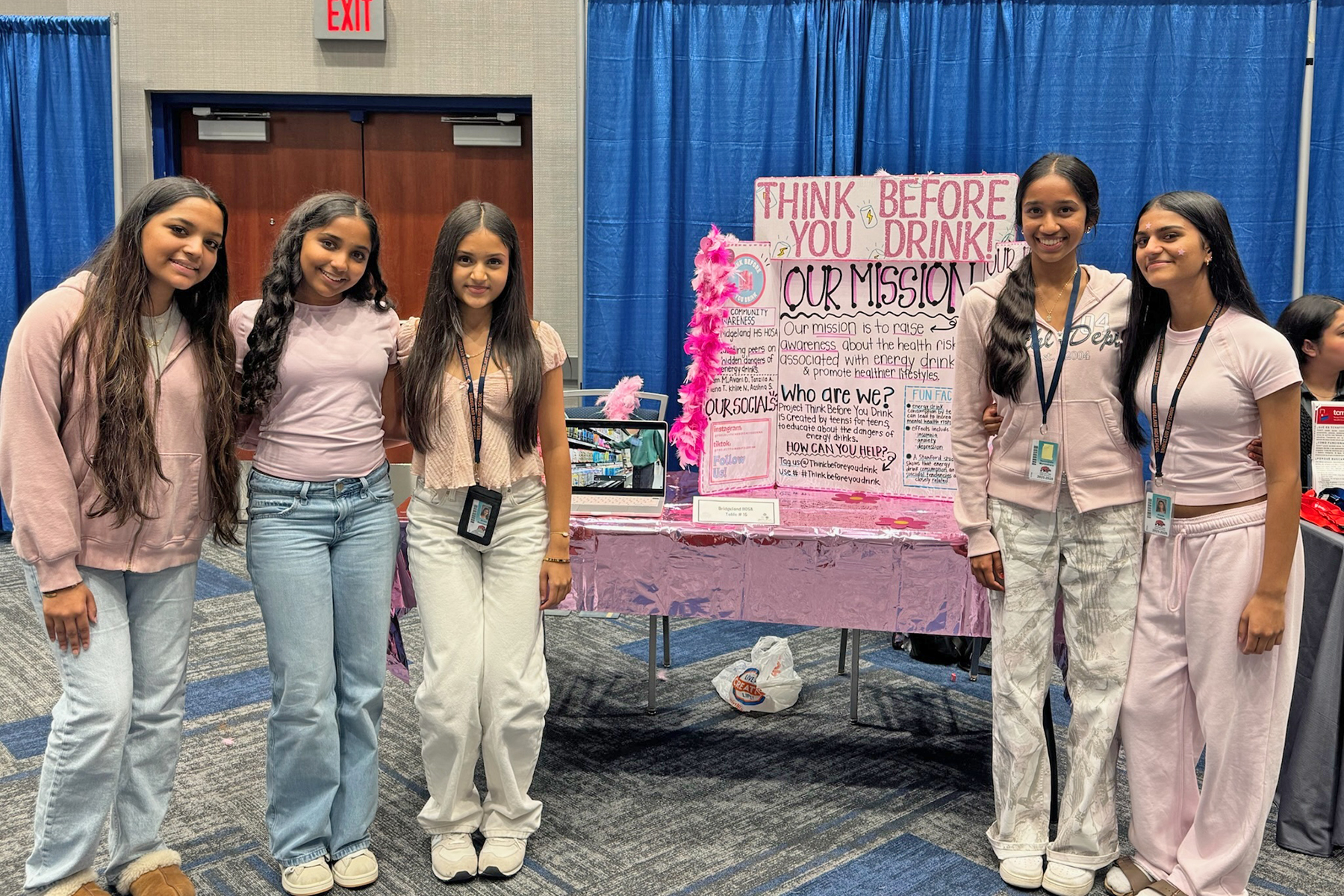 Bridgeland High School HOSA Students Lead Initiative About Energy Drinks