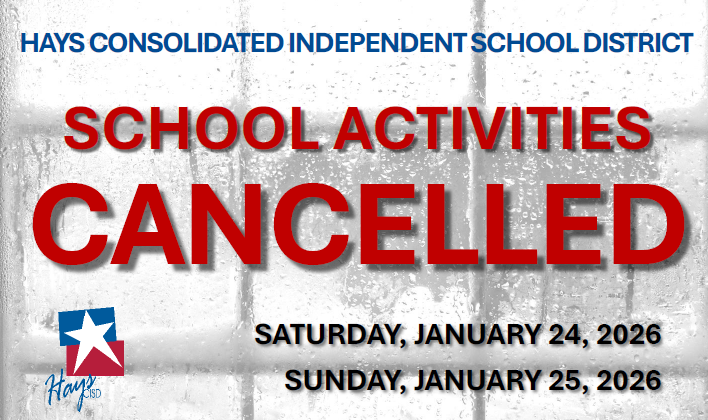 Hays CISD Cancels Weekend UIL Events Due to Winter Weather Concerns