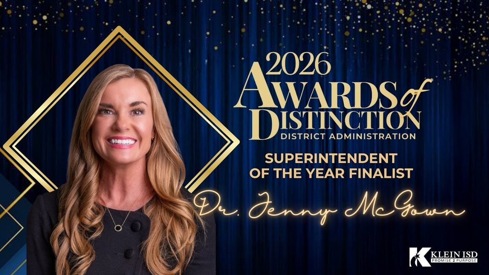 Klein ISD Superintendent Dr. Jenny McGown Named National Finalist for Superintendent of the Year