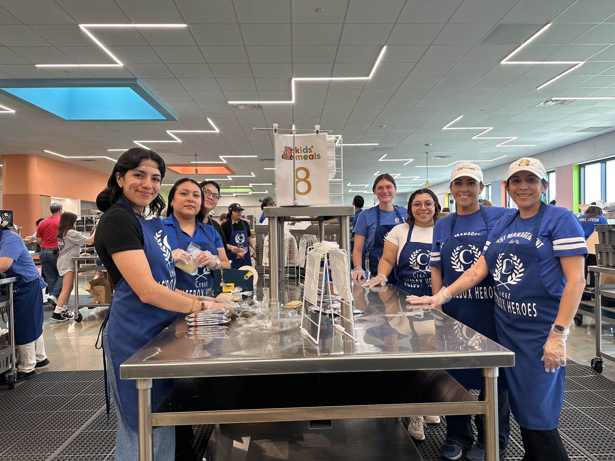 Crest Management Collects 126,887 Juice Boxes, Wins Fifth Kids’ Meals Challenge Championship