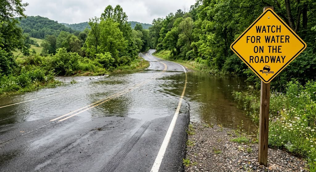 Medina County Officials Warn High Water Can Linger on Roads After Rain Slows