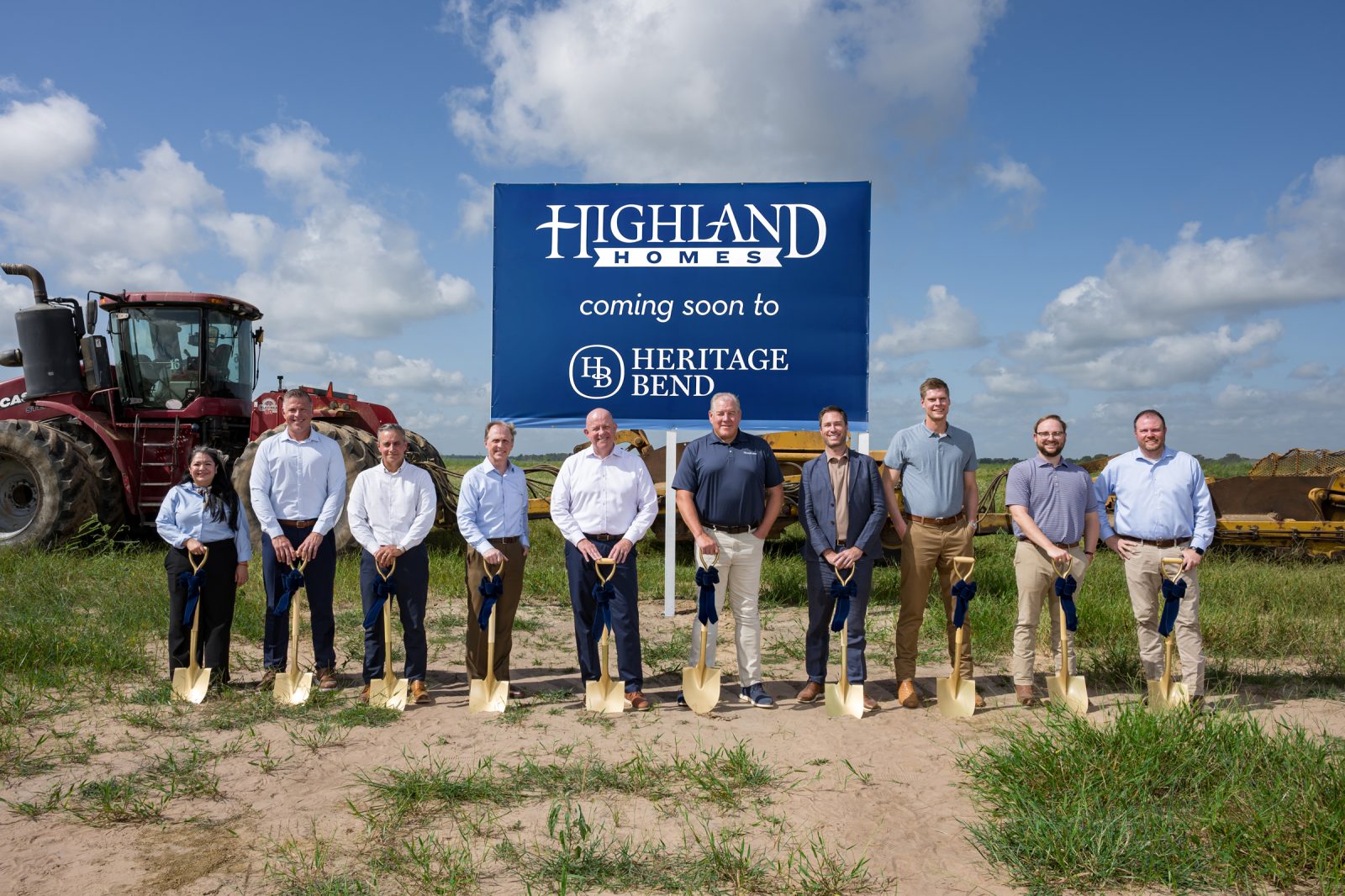 Highland Homes Breaks Ground on 554-Home Neighborhood in Fulshear’s Heritage Bend