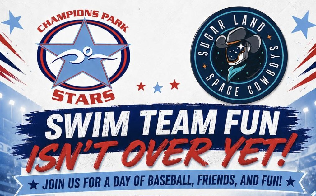 Champions Park Swim Team Heads to Space Cowboys Swim Night July 12