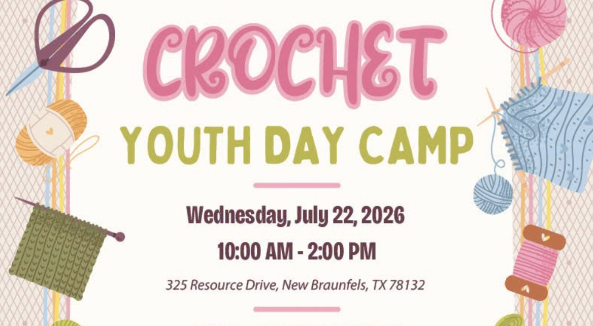 Comal County Crochet Day Camp Offers New Braunfels Youth a Creative Summer Experience