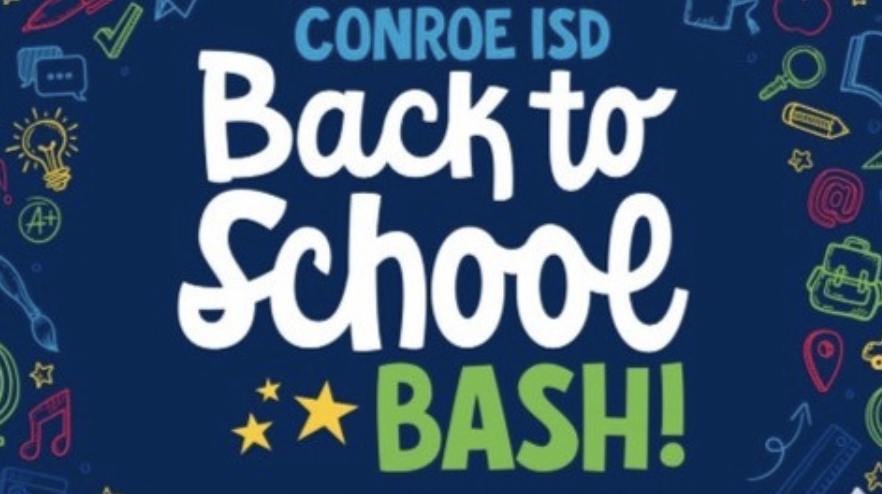 REMINDER: Cielo Families Invited to Conroe ISD Back to School Bash for Free Supplies, Haircuts and Support