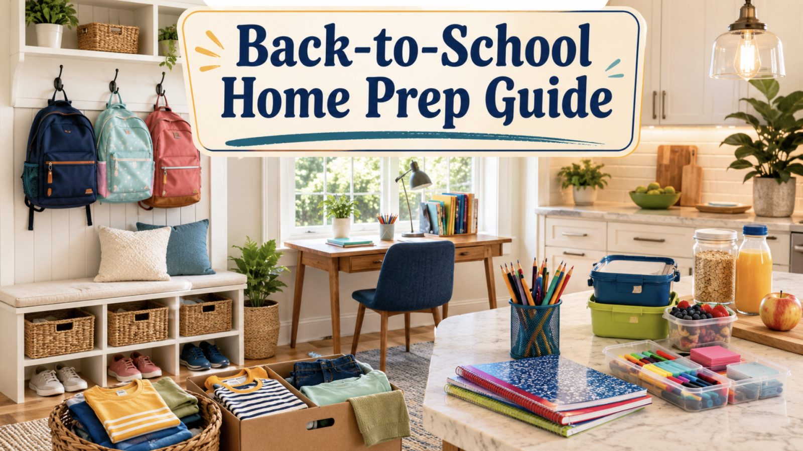 Westheimer Lakes Back-to-School Home Prep Guide: Save Money, Reduce Clutter and Simplify School-Day Meals